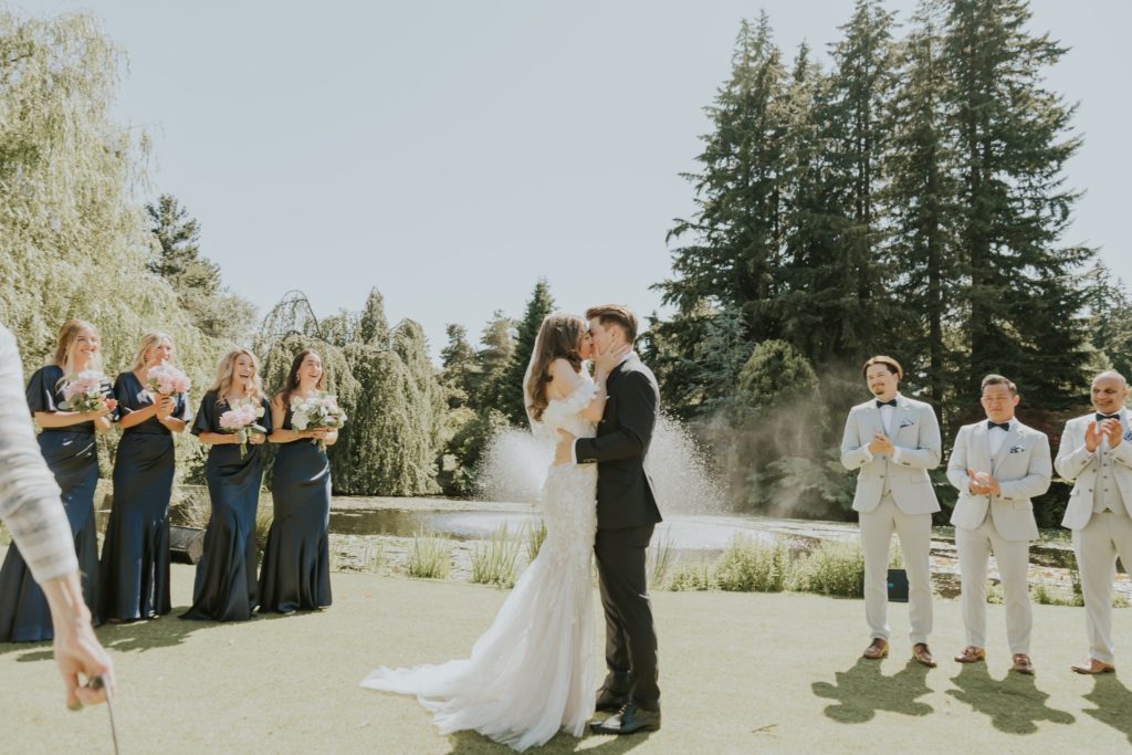 Dream wedding at VanDusen Botanical Garden in Vancouver BC with 48 Studio