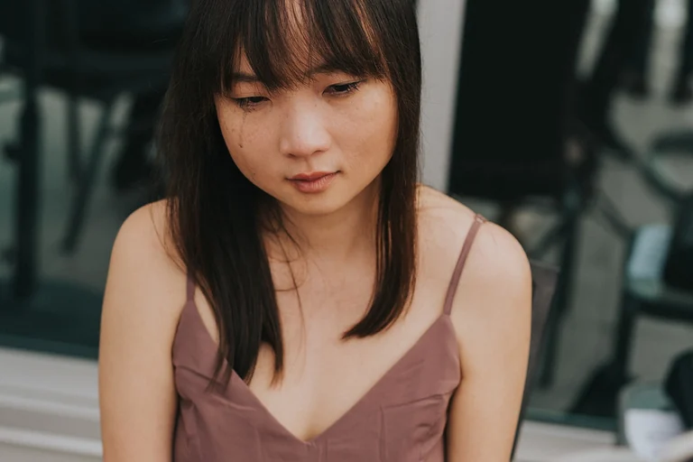 Wedding guest seated at the reception